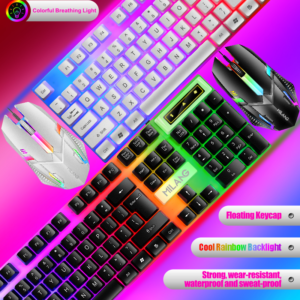 Wired Gaming Luminous Keyboard And Mouse Set